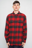 Camisa escocesa roja Levi´S Talla Xl