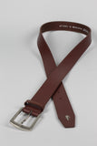 Cinturón Café Lacoste Talla TU Image 1