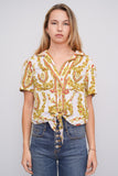 Blusa Multicolor Anthropologie Talla 10 Image 0
