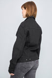 Chaqueta denim  negro levis talla S 563