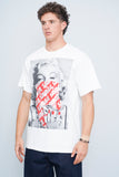 Polera Blanco Popular Poison  Talla L Image 1
