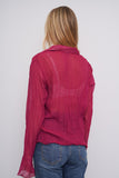 Blusa Burdeo sere nade Talla M Image 2