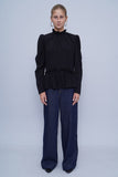 Blusa Azul saloni Talla 34 Image 3
