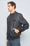 Cortaviento casual  negro members only talla L 207