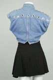 Jacket Azul Lovemade Talla S Image 2