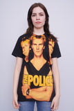 Polera the police Negro Bay Island Talla S