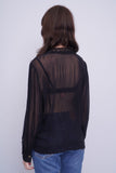 Blusa Negro saveria milo Talla L Image 2