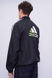 Cortaviento Negro Adidas Talla L Image 2