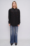 Blusa Negro sunny leigh Talla L Image 3