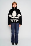 Jacket bicolor n/b adidas Talla Xxs Image 3