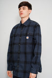 Camisa escocesa azul Carhartt Talla L Image 1