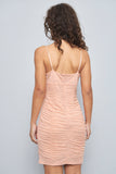 Vestido casual  rosado guess talla L 715