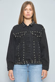 Chaqueta denim  negro lovemade talla Xl 890