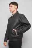 Chaqueta cuero  negro phase 2 talla L 249