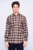 Camisa escocesa cafe Carhartt Talla S
