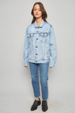 Chaqueta denim  azul levis talla M 087