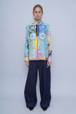 Blusa Multicolor Versace Talla 40 Image 3