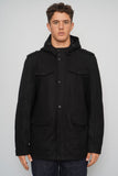 Abrigo Negro Guess Talla Xl Image 0