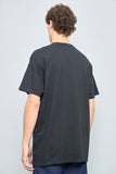 Polera casual  negro nostalgic talla Xl 736