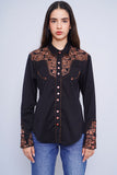 Camisa Negro Scully Talla M Image 0