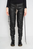 Pantalon Negro elegant moments leather Talla L Image 0