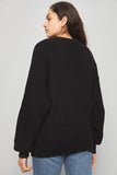 Sweater casual  negro zara talla L 923