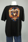 Polera Negro harley davidson Talla Xxxl