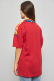 Polera casual  rojo  adidas talla M 982