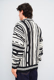Sweater bicolor n/b Alan Stuart Talla Xl Image 2