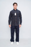 Camisa escocesa azul ben sherman Talla M Image 3