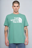 Polera casual  verde north face talla L 302