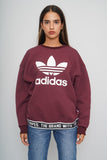 Polerón Burdeo Adidas Talla S Image 0