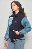 Bomber casual  azul newton talla 38 097