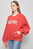 Cortaviento casual  rojo nike talla L 829