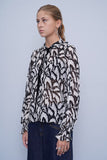 Blusa bicolor n/b The Kooples Talla TU Image 1