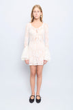 Vestido crema Marciano Talla S Image 3
