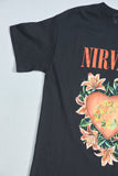 Polera casual  negro nirvana talla M 803