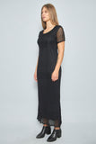 Vestido casual  negro ultra dress talla L 913