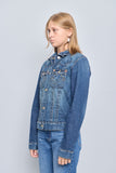Jacket denim azul true religion Talla L Image 1