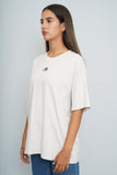 Polera rosa pálido Adidas Talla M Image 1