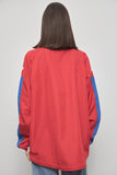 Cortaviento casual  rojo majestic talla L 916