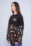 Polerón Negro Disney Talla M Image 1