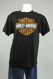 Polera Negro harley davidson Talla L