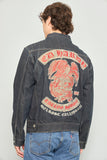 Chaqueta denim  azul ed hardy talla Xxl 487