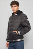 Parka casual  negro guess talla L 188