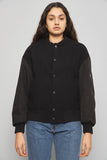 Bomber casual  negro zara talla S 856