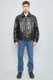 Chaqueta cuero  negro m  talla L 971