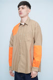 Camisa Café Columbia Talla L Image 1