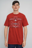 Polera Rojo harley davidson Talla L Image 0