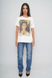 Polera Blanco Frida Kahlo Talla M Image 3